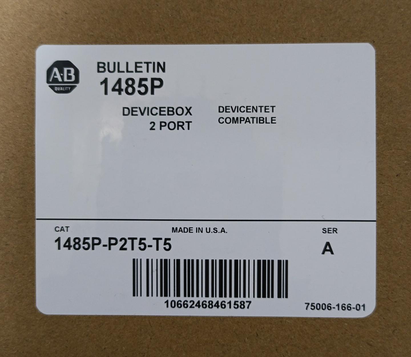 Allen-Bradley DeviceNet Connection Device 1485P-P2T5-T5