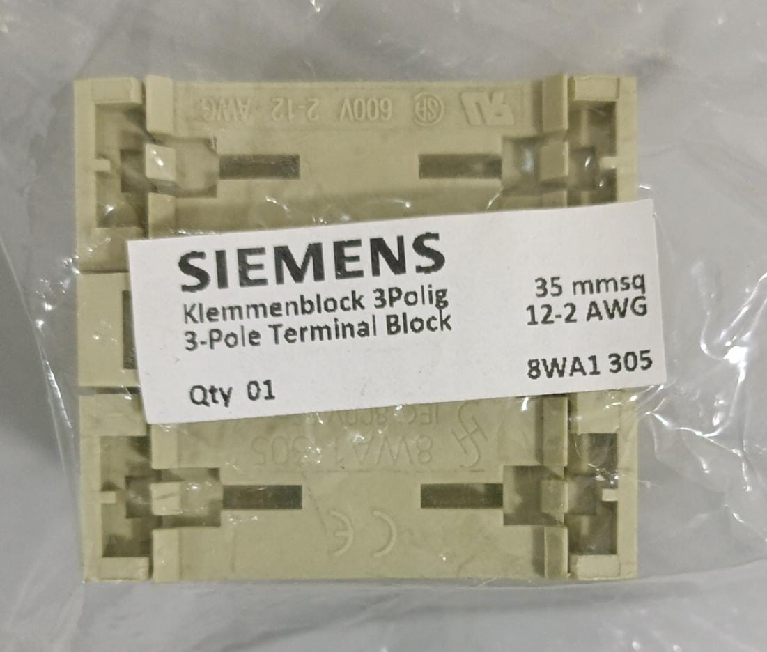 Siemens Thermoplast Terminal Block 600V 2-12AWG 8WA1305