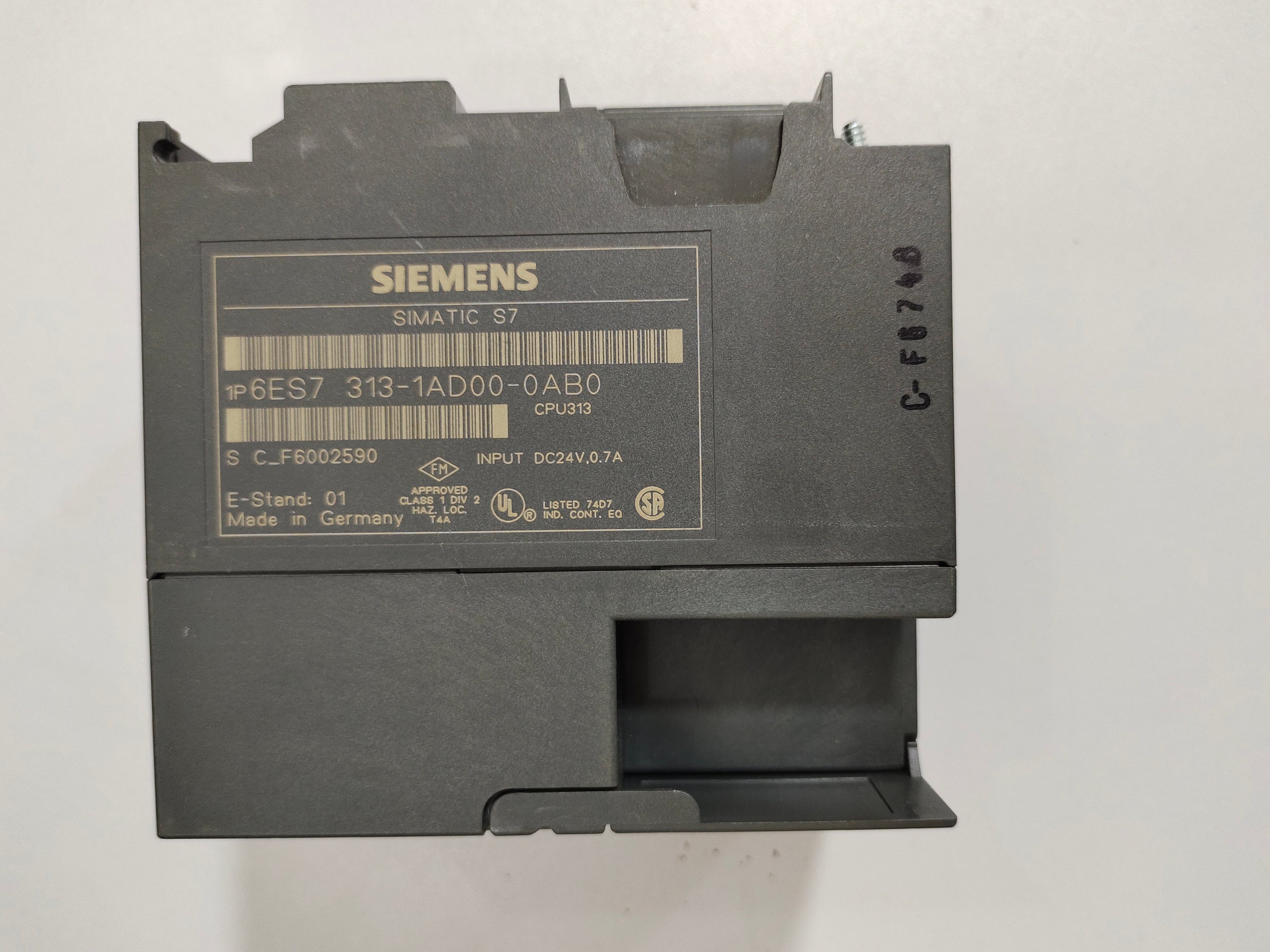 SIEMENS CPU 313 Central processing unit with integer 6ES7313-1AD00-0AB0