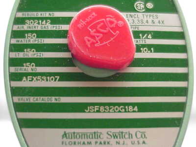 ASCO Solenoid Valve JSF8320G184