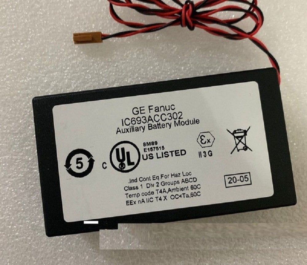 GE Fanuc Auxiliary Battery Module IC693ACC302