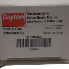 Dayton Capacitor 7.5uF 370VAC 2MDV6A