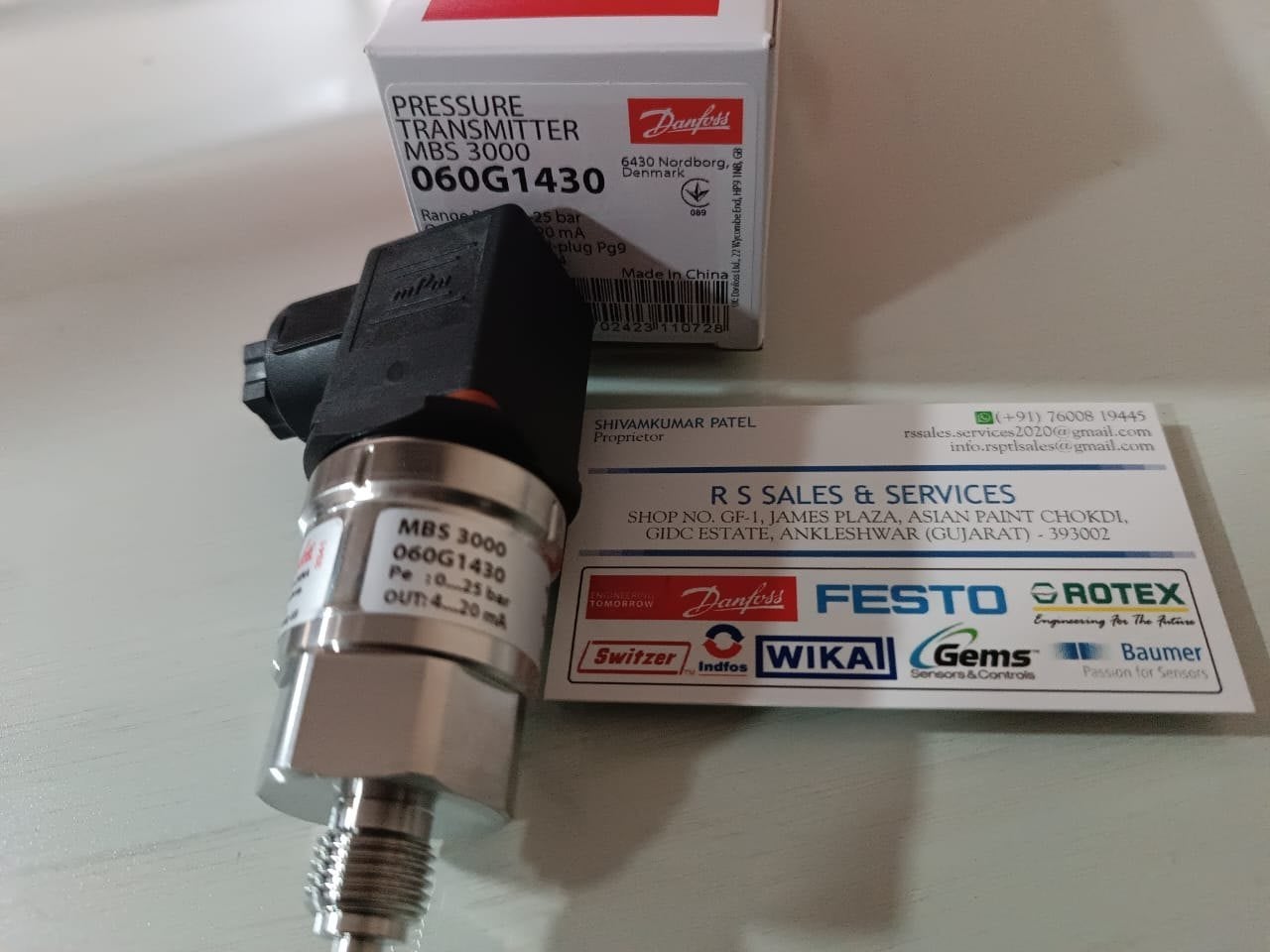 DANFOSS 060G1430 MBS 3000 Pressure Transmitter