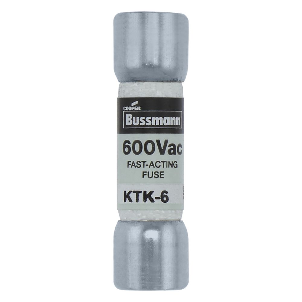 FUSE,LOW VOLTAGE 6A COOPER KTK-6