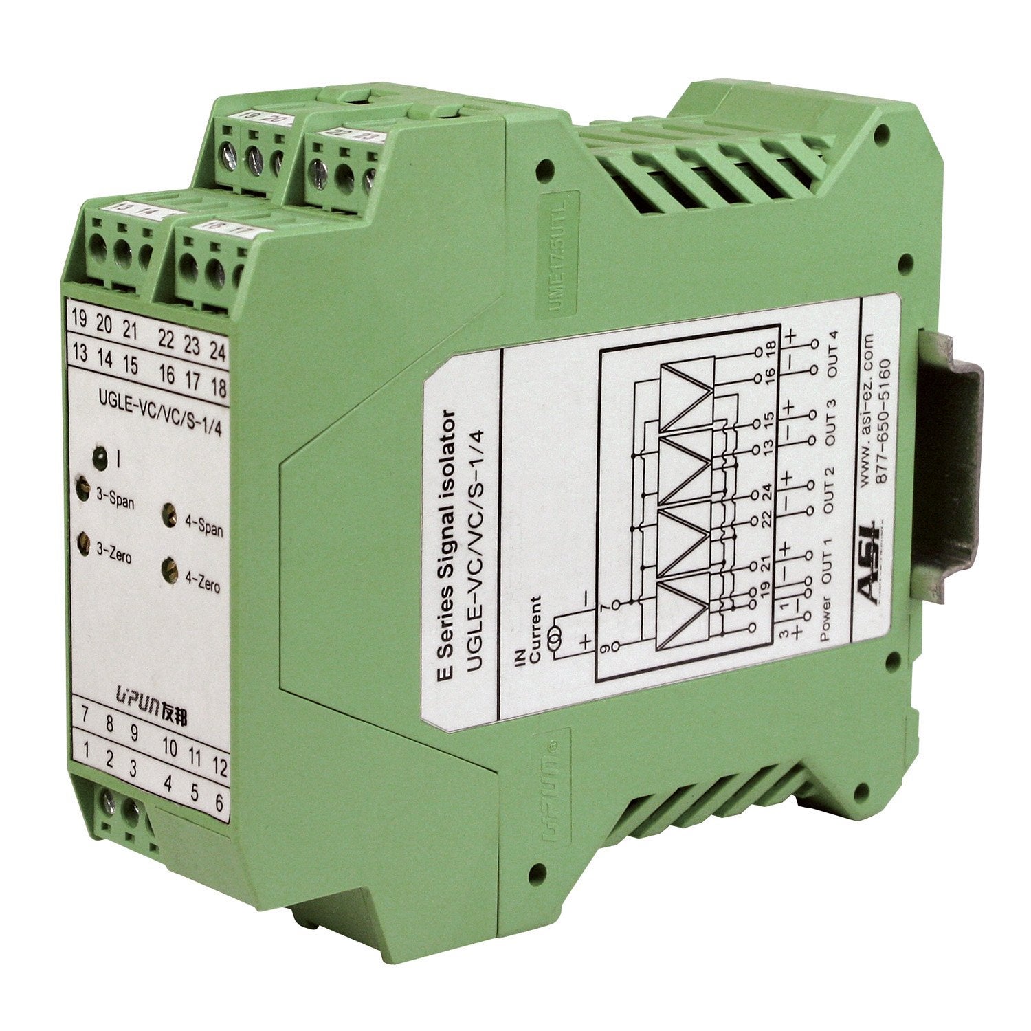 ASI ASI451141 4-20mA Analog Signal Splitter