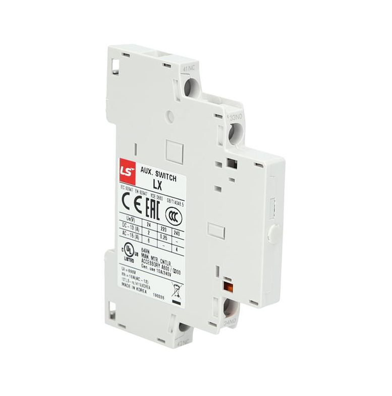 LS ELECTRIC AUX CONTACT UNIT,LX 1NO1NC METASOL EXP - 83361941115